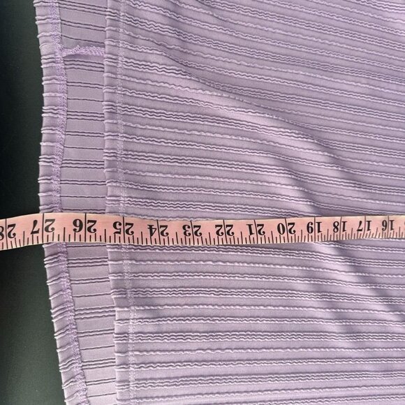 Discount Divas Raised Rib Easy-Fit Dolman 3/4 Sleeve Top Lavender Purple Size Me - Picture 7 of 9